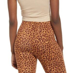 Brass Plum Nordstrom - Leopard Print Pull-on Flare Pants In Tan-Brown Panthera